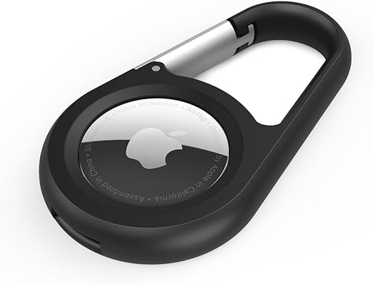 Belkin AirTag ケース キーホルダー カラビナ ハーネス ブラック MSC008btBK