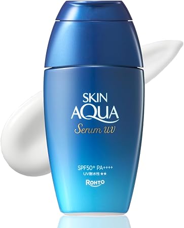 スキンアクア(SKIN AQUA) ヒアルロンセラムUV SPF50+・PA++++ (化粧下地 3種のヒアルロン酸配合 エタノールフリー 無香料 無着色 パラベンフリー 敏感肌)