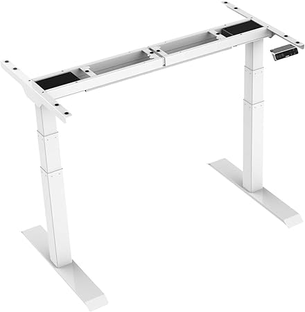 FLEXISPOT スタンディングデスク メーカー5年保証 電動式昇降デスク 高さ調節 人間工学 ゲーミングデスク パソコンデスク ホワイトE7W