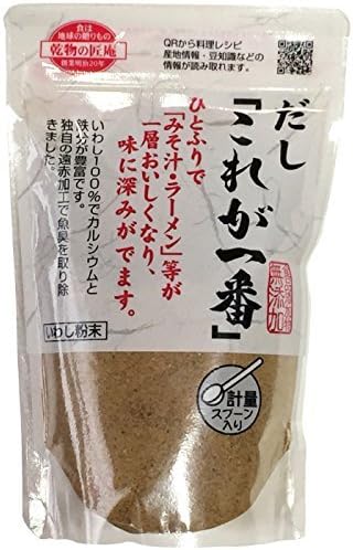 ベストプラネット 【いわし粉末100%】万能和風だし「これが一番」 180g