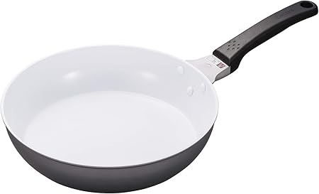 京セラ フッ素 不使用 フライパン 26cm IH 対応 セラミック 加工 焦げ付きにくい 油使用 中火以下 セラブリッド マットグレー CF-26B-WMGY