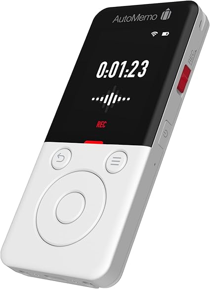 ソースネクスト | AutoMemo R(オートメモ)| AIボイスレコーダー (文字起こし機能付き) | (本体のみ)