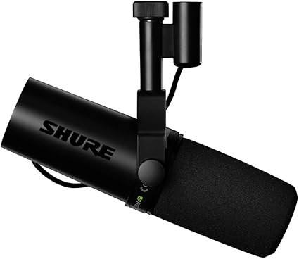 SHURE シュア ダイナミックマイク SM7dB プリアンプ搭載 : カーディオイド 単一指向性 XLR 有線 ストリーミング 配信 YouTube 音声 音楽 演奏 録音 レコーディング 実況 ゲーム ゲーミング ポッドキャスト ボーカル DTM 宅録 在宅 テレワーク 【国内正規品/メーカー保証2年】
