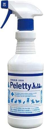 ペレッティー 獣医師が使うプロ用 ペット除菌 消臭剤 Peletty 500ml スプレー 犬 猫