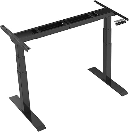 FLEXISPOT スタンディングデスク 電動式昇降デスク 高さ調節 メーカー5年保証 人間工学 パソコンデスク ブラック ゲーミングデスク E7B