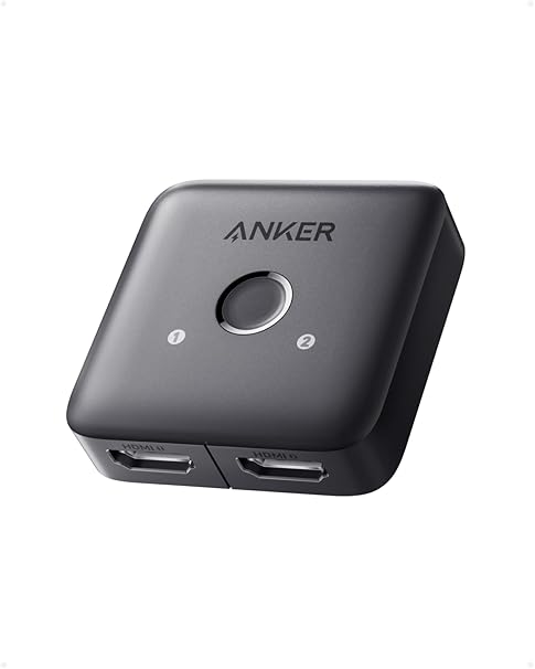 Anker Switch (2-in-1 Out, 4K) 双方向 セレクター 4K HDR 3Dコンテンツ対応 分配器 切替器 MacBook Pro/Air Switch Xbox 360 他
