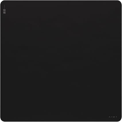 AIM1 叢雲 MURAKUMO ガラス製 ゲーミングマウスパッド コントロールタイプ 500×500mm ブラック