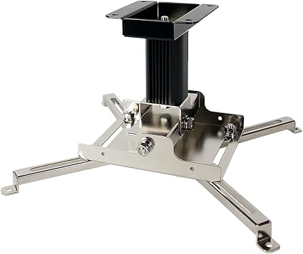 シアターハウス 日本製 プロジェクター 天吊り金具 天吊金具 スパイダー2 (ブラック) KG-SP2B 耐荷重15㎏ 角度調整可能