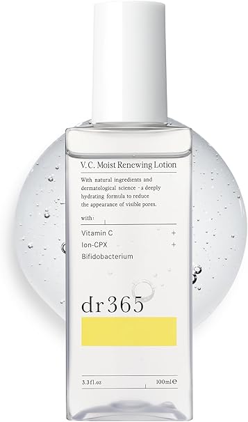 dr365 V.C. モイストリニューイングローション 化粧水 ビタミンc 毛穴 シカ アミノ酸 敏感肌 保湿 肌荒れ 角質ケア 剥かないピーリング 合成香料 着色料フリー ハリ 小じわ 100ml ドクターサンロクゴ