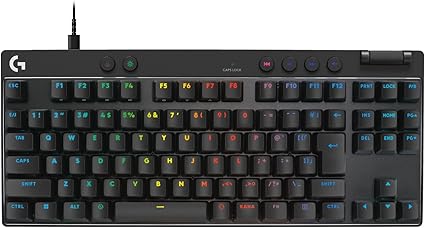 【Amazon.co.jp限定】 Logicool G ラピッドトリガー PRO X TKL RAPID ゲーミングキーボード アクチュエーションポイント 調整可能 押下圧 35g 日本語配列 G-PKB-TKL-RTBKd 有線 テンキーレス 磁気式アナログスイッチ ゲーミング キーボード メカニカルキーボード 国内正規品 ※Amazon限定の壁紙ダウンロード付き