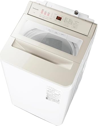 パナソニック 全自動洗濯機 7kg NA-FA7H3-C ナチュラルベージュ スゴ落ち泡洗浄 パワフル立体水流