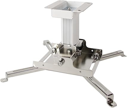 シアターハウス プロジェクター 天吊金具 スパイダー2 (ホワイト) KG-SP2W 耐荷重15㎏ 角度調整可能 日本製 長期メーカー保証