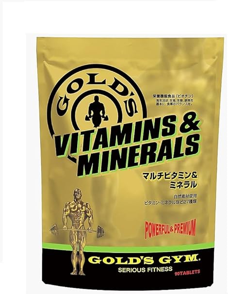 ゴールドジム(GOLD'S GYM) マルチビタミン&ミネラル 90粒
