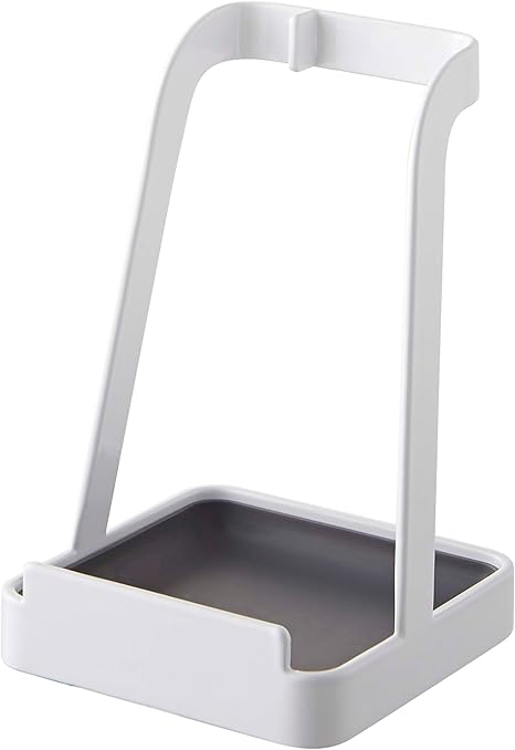 山崎実業(Yamazaki) お玉 & 鍋ふたスタンド ホワイト 約W10×D10×H15cm タワー tower お玉置き 鍋ふた置き スタンド 2248