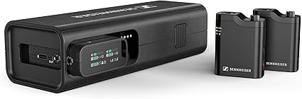 Sennheiser ゼンハイザー PROFILE WIRELESS 2-CHANNEL SET 小型 2.4 GHz 2チャンネル ワイヤレスマイクシステム 【国内正規品】 700266 多機能 コンパクト 高い汎用性 32ビットフロート録音 ASMR