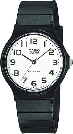 Casio MQ-24 Resin Wristwatch, Casio Collection, black/white (letter), Newest model