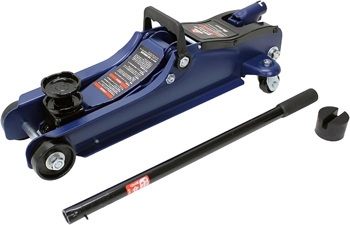 メルテック(meltec) 車用 油圧フロアージャッキ 2t ローダウン 最高値/最低値 335(365)/85(115)mm ジャッキタッチメント・サドル(30mmUP)付 Meltec FA-24