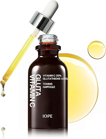 IOPE 公式 アイオペ グルタ ビタミンC トーニング アンプル 23g 美容液 ビタミンケア グルタミン スキンケア フェース セラム 韓国コスメ 潤い 保湿 乾燥 敏感肌