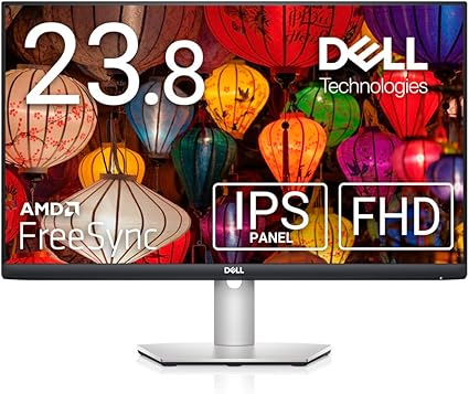 【Amazon.co.jp限定】 Dell S2421HS 23.8インチ モニター (3年間無輝点交換保証/フルHD/IPS非光沢/DP・HDMI/縦横回転・高さ調節/AMD FreeSync)