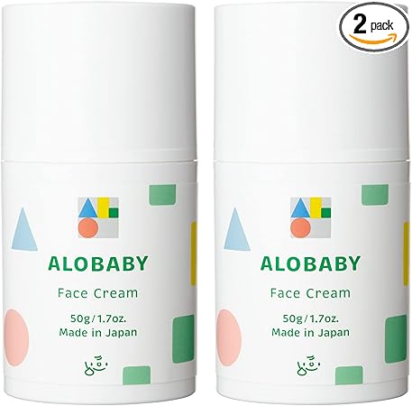 アロベビー フェイスクリーム 50g 無香料 無添加 オーガニック 赤ちゃん 保湿 顔 お口まわり (2本)