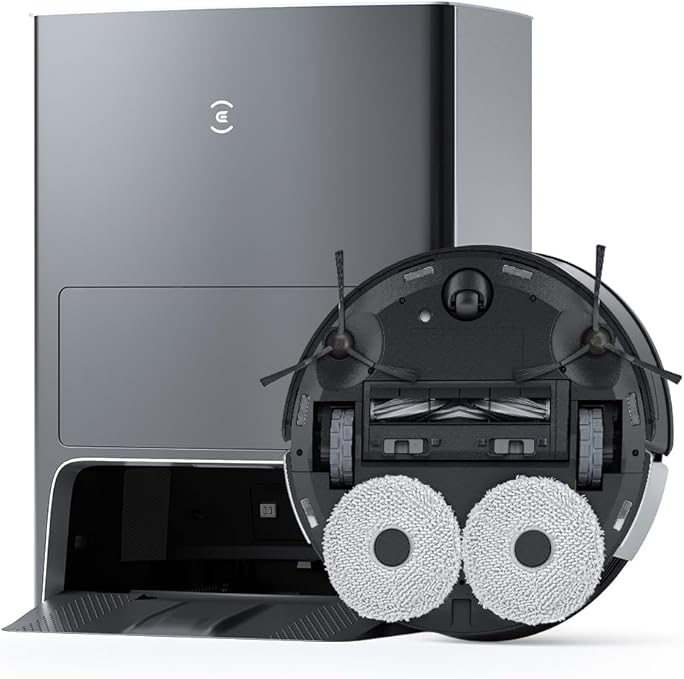 【全自動掃除機】ECOVACS(エコバックス)DEEBOT X1 OMNI ロボット掃除機 モップの自動洗浄 5000Pa強力吸引 AIVI 3D障害物回避システム 高精度マッピング機能 3Dマップ 高性能カメラ 音声アシストYIKO Alexa対応 メーカー2年保証