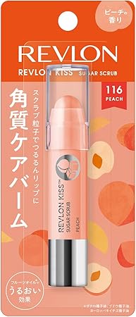 レブロン キス シュガー スクラブ 116 ピーチ 甘くてみずみずしいピーチの香り 保湿 角質ケア 2.6g リップ リップスクラブ リップバーム リップクリーム 唇ケア 唇 スクラブ リップ下地