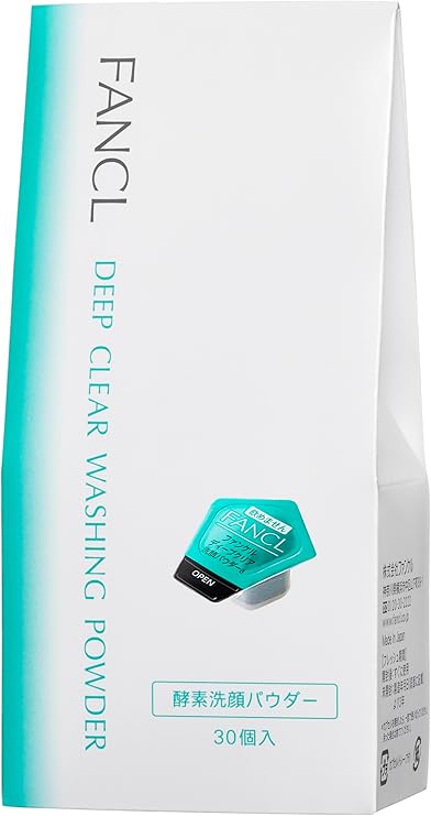 ファンケル (FANCL) ディープクリア 洗顔パウダー (30個入り) 洗顔 無添加 (毛穴/黒ずみ) 酵素洗顔 洗顔料 環境配慮型パッケージ