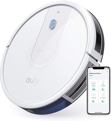 Anker Eufy (ユーフィ) RoboVac 15C(ロボット掃除機)【BoostIQ搭載/アプリ対応/超薄型/強力吸引/静音設計/自動充電/落下防止/衝突防止】(ホワイト)