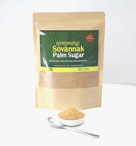 幻の砂糖 パームシュガー低GI 血糖値が気になる方 食べても美味しいヤシの花蜜糖【カンボジア特産のパルミラ椰子】 350グラム×1