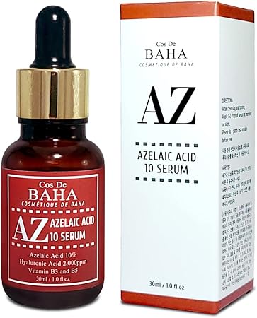 Cos De BAHA(コスデバハ) AZアゼライン酸 10% ナイアシンアミド 1% 30ml 美容液 毛穴汚れ 皮脂ケア