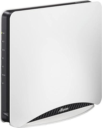【Amazon.co.jp 限定】NEC Aterm 無線LAN Wi-Fi 6E ルーター 11axトライバンド対応 AM-AX11000T12 10Gbps有線LANポート対応 計12ストリーム (iPhone 15 Pro /15 Pro Max / 14 / 13 / SE/Nintendo Switch メーカー動作確認済み)
