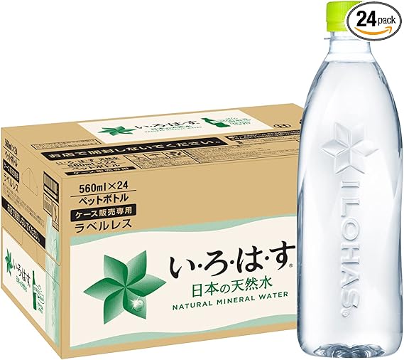 コカ・コーラ い・ろ・は・す天然水ラベルレス 560ml ×24本