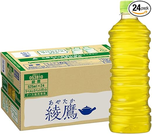 コカ・コーラ 綾鷹 ラベルレス 525ml PET ×24本