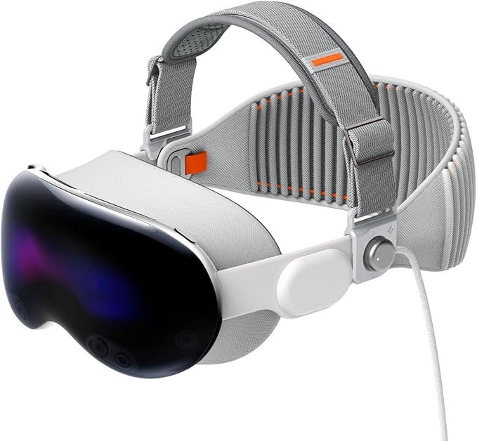 Spigen DR210 パッド入りヘッドストラップ Apple Vision Proヘッドストラップ用にデザイン-チャコールグレー