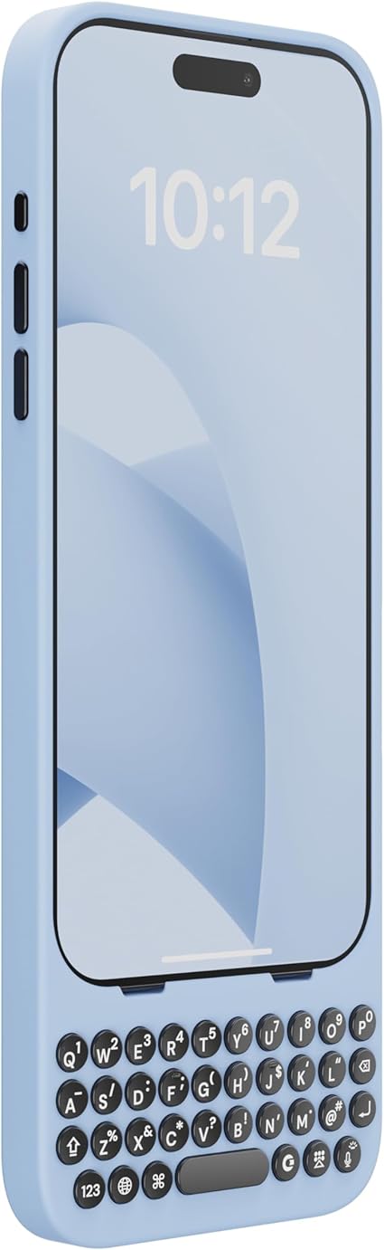 Clicks(クリックス) iPhone 16 Pro Max キーボード付き ケース スマホケース MagSafe対応 ワイヤレス充電 (サーフ)