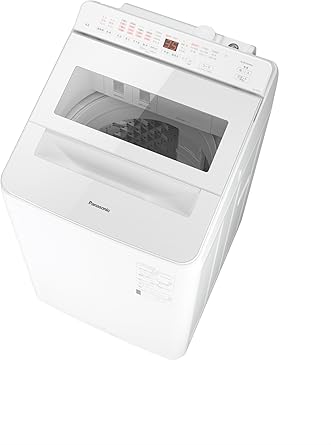 パナソニック 全自動洗濯機 8kg NA-FA8K3-W ホワイト 液体洗剤・柔軟剤自動投入 スゴ落ち泡洗浄 次亜除菌コース