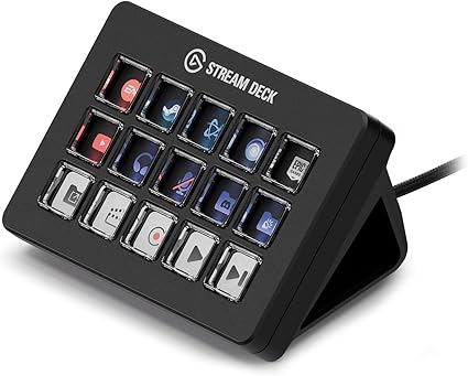 【Amazon.co.jp限定】Elgato Stream Deck Scissor Keys: OBS、Twitch、Discord、Teams、Photoshopなどに対応したカスタマイズ可能なマクロキー搭載ワークフローコントローラー(Windows 10・macOS 13以降対応)