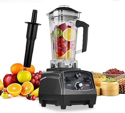ミキサー スムージーブレンダー 2200W 多機能 2L 大容量 5分タイマー付 28000RPM 高出力 ブレンダー スムージー/豆乳/ジュース・スープ 製粉 野菜果物 ジューサー アイスクラッシャー スムージーメーカー 攪拌棒付 飲食店用 業務用