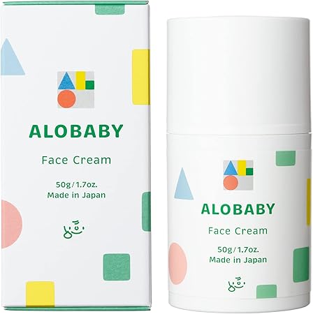 ALOBABY アロベビー フェイスクリーム 50g 無香料 無添加 オーガニック 赤ちゃん 保湿 顔 お口まわり (1本)