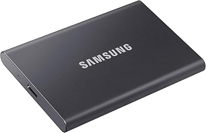Samsung T7 4TB 外付けSSD 最大転送速度1,050MB/秒 USB3.2 Gen2(10Gbps, Type-C)グレー iPhone15シリーズ動作確認済み MU-PC4T0T-IT/EC 国内正規保証品