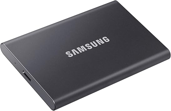 Samsung T7 4TB 外付けSSD 最大転送速度1,050MB/秒 USB3.2 Gen2(10Gbps, Type-C)グレー iPhone15シリーズ動作確認済み MU-PC4T0T-IT/EC 国内正規保証品