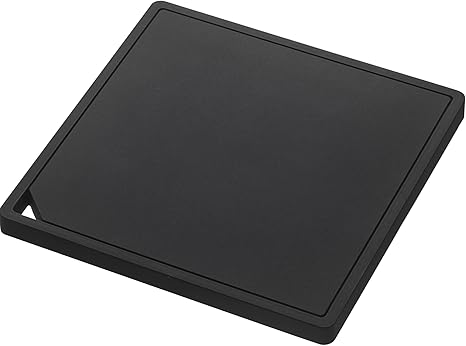 山崎実業(Yamazaki) シリコン 鍋敷き 角型 ブラック 約W15×D15×H1cm タワー tower 耐熱 シリコン製 2953