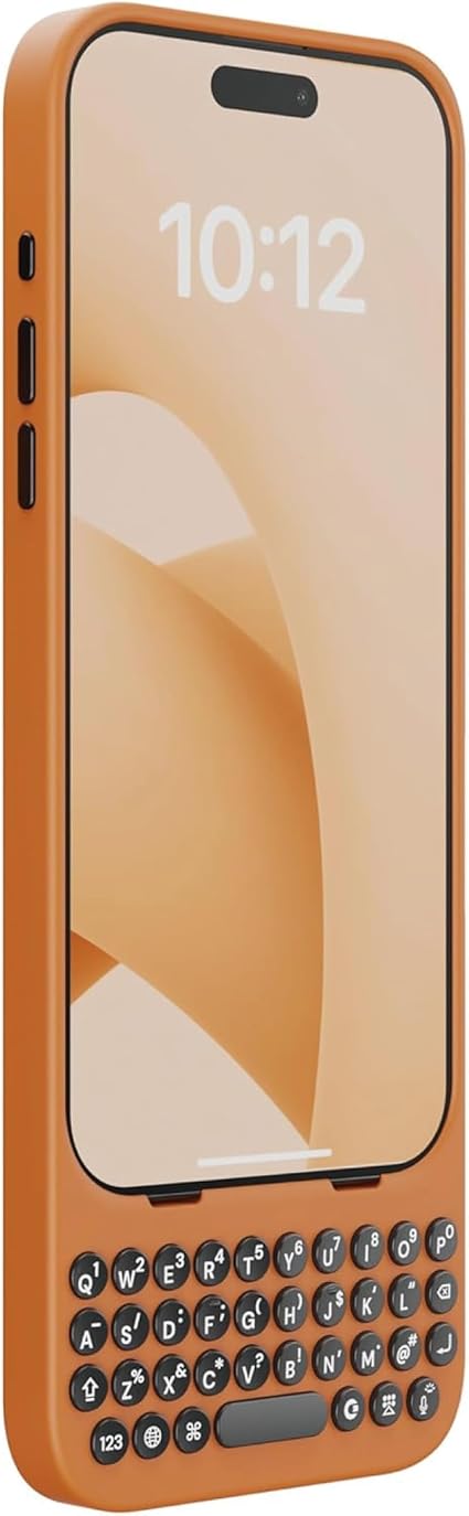 Clicks(クリックス) iPhone 16 Pro キーボード付き ケース スマホケース MagSafe対応 ワイヤレス充電 (スパイス)