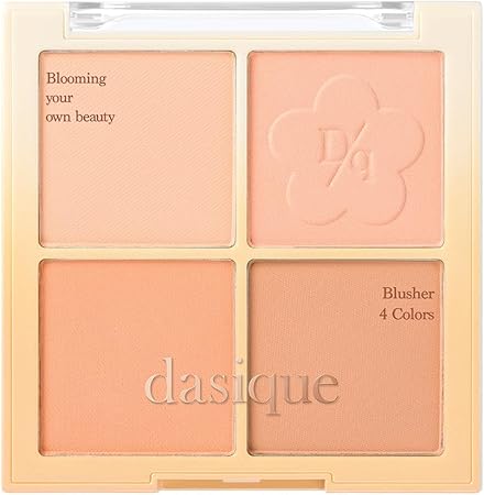 「公式」デイジークBlending Mood Cheek ブレンディングムードチーク/ブラッシャーパレット/4色ブラッシャー/イエベ/ブルべ/ウォームトーン&クールトーン/チークパレット (12ゴールデンフラワー)