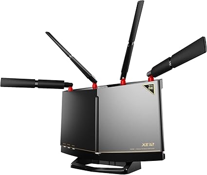 【Amazon.co.jp限定】 バッファロー WiFi ルーター 無線 LAN Wi-Fi 6E 11ax 6GHz トライバンド 12ストリーム 4803 + 4803 + 1147 Mbps 有線 10Gbps エコパッケージ 【 iPhone 16e / 16 / 15 / 14 / Nintendo Switch / PS5 動作確認済み 】 WXR-11000XE12/N