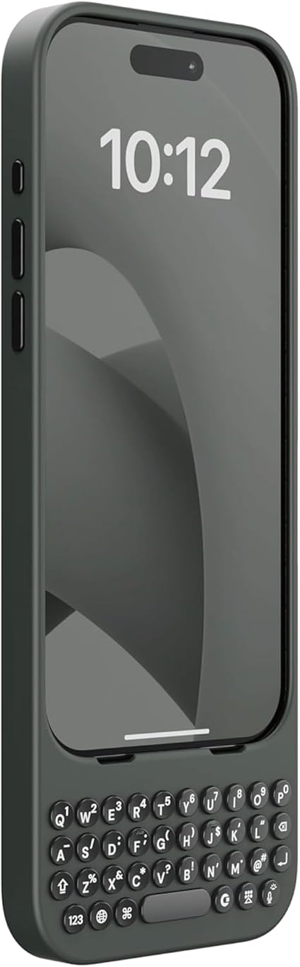 Clicks(クリックス) iPhone 16 Pro キーボード付き ケース スマホケース MagSafe対応 ワイヤレス充電 (オニキス)