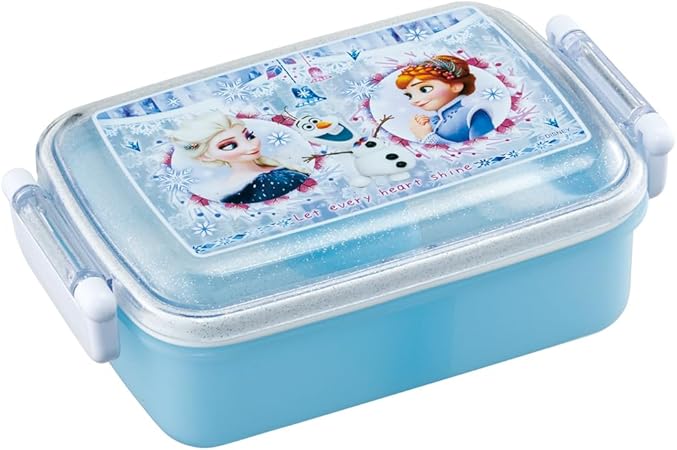 スケーター(Skater) 子供用 お弁当箱 1段 450ml ふわっと盛れるドーム型 ディズニー アナと雪の女王 24 抗菌 子供用 日本製 RBF3ANAG-A