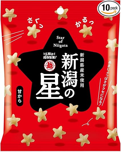 越後製菓 新潟の星 甘から 40g×10袋