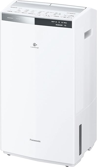 パナソニック 衣類乾燥除湿機 クリスタルホワイト F-YHVX200-W ハイブリッド式 ナノイーX搭載 ~43畳 大容量タイプ