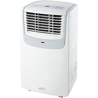 【Amazon.co.jp限定】【工事不要】ナカトミ(NAKATOMI) スポットクーラー ポータブル エアコン 除湿/送風機能 冷房6-8畳 ノンドレン リモコン付 キャスター付き MAC-20G グレー